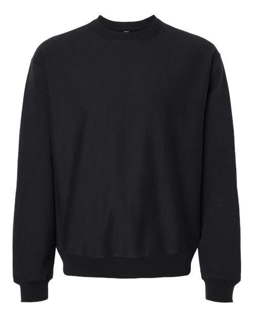 Unisex Beefy® Sweats Premium Heavyweight Crewneck Sweatshirt - Black Front