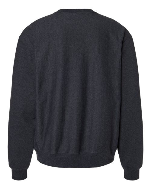 Unisex Beefy® Sweats Premium Heavyweight Crewneck Sweatshirt - Charcoal Heather Back