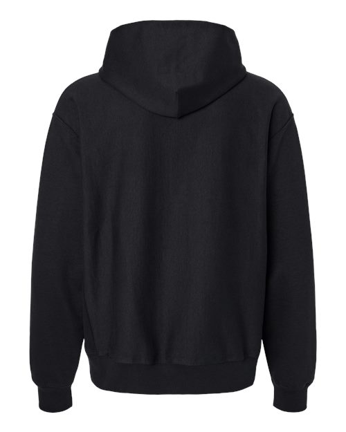 Unisex Beefy® Sweats Premium Heavyweight Hooded Sweatshirt - Black Back