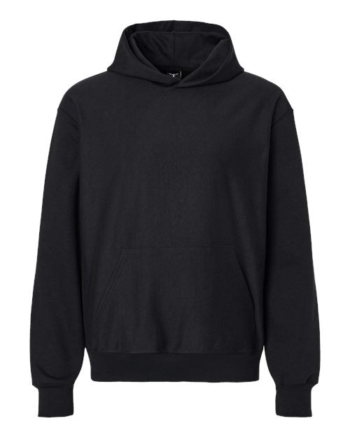 Unisex Beefy® Sweats Premium Heavyweight Hooded Sweatshirt - Black Front