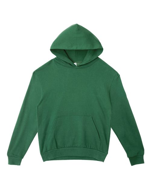 Unisex Urban Pullover Hooded Sweatshirt - Forest Green Front