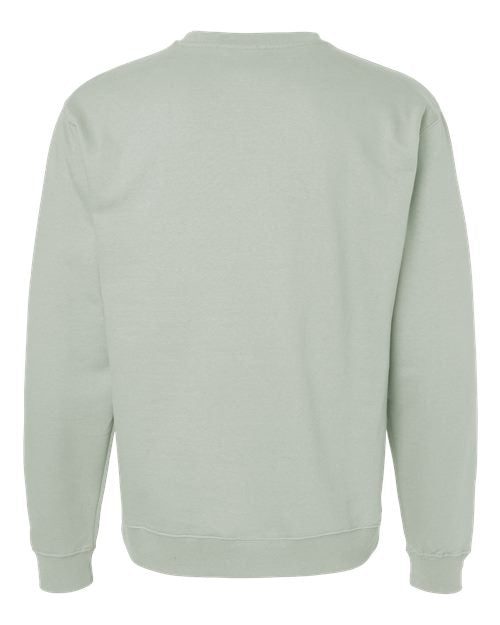 Unisex Midweight Crewneck Sweatshirt - Dusty Sage Back