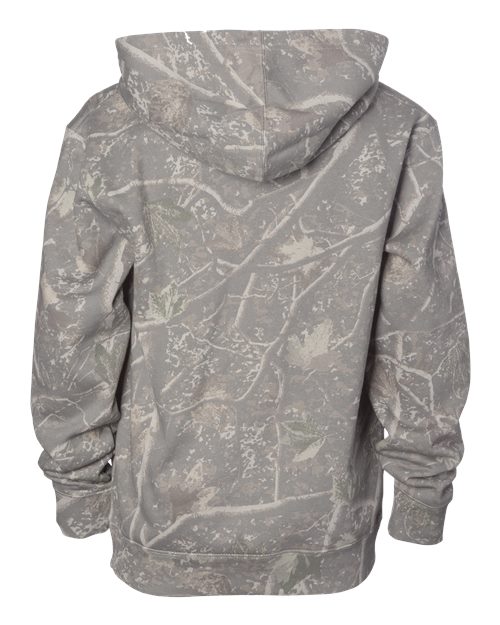Youth Midweight Hooded Sweatshirt - Deadwood Tree Camo Back