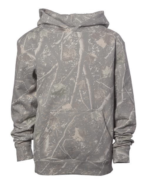 Youth Midweight Hooded Sweatshirt - Deadwood Tree Camo Front