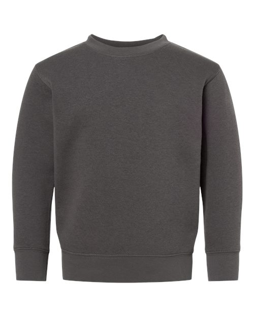 Toddler Fleece Crewneck Sweatshirt - Charcoal Front