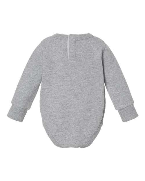 Infant Fleece Bodysuit - Heather Back