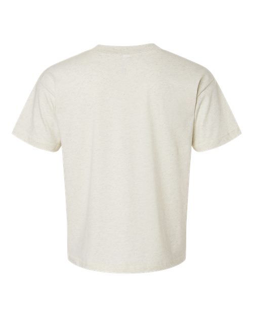 Relaxed Crew Tee - Natural Heather Back
