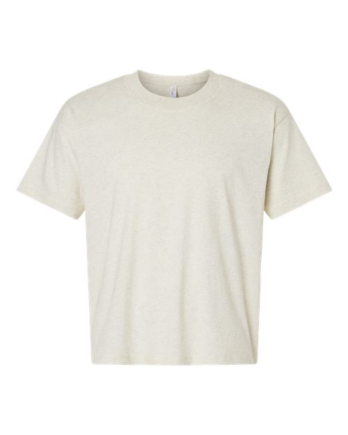 Relaxed Crew Tee - Natural Heather Front