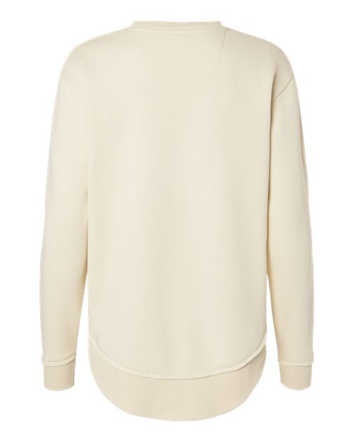 Women's Weekend Fleece Crewneck Sweatshirt - Natural Back