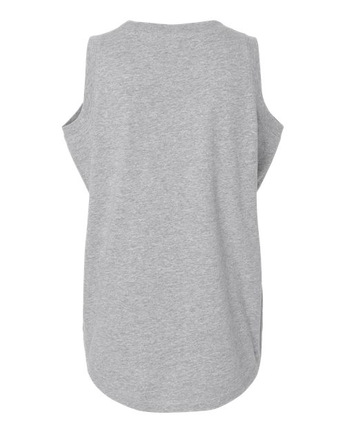Women's Relaxed Fine Jersey Tank - Heather Back