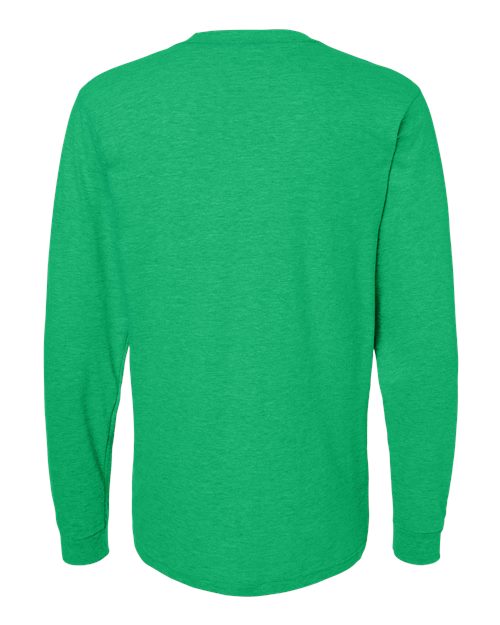 Unisex Fine Jersey Long Sleeve T-Shirt - Heather Kelly Back
