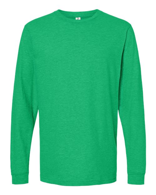 Unisex Fine Jersey Long Sleeve T-Shirt - Heather Kelly Front