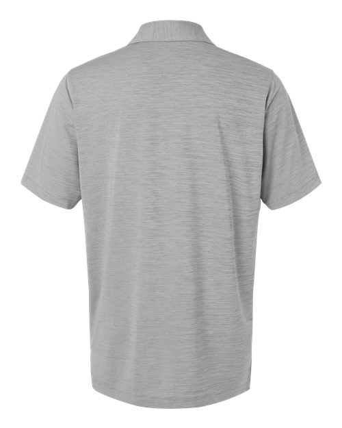 Men's Bohemian Striped Heather Performance Polo - Black Heather Back