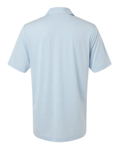Men's Bohemian Striped Heather Performance Polo - Carolina Heather Back