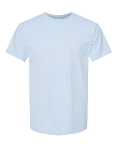 Unisex Heavyweight Jersey T-Shirt - Baby Blue Front