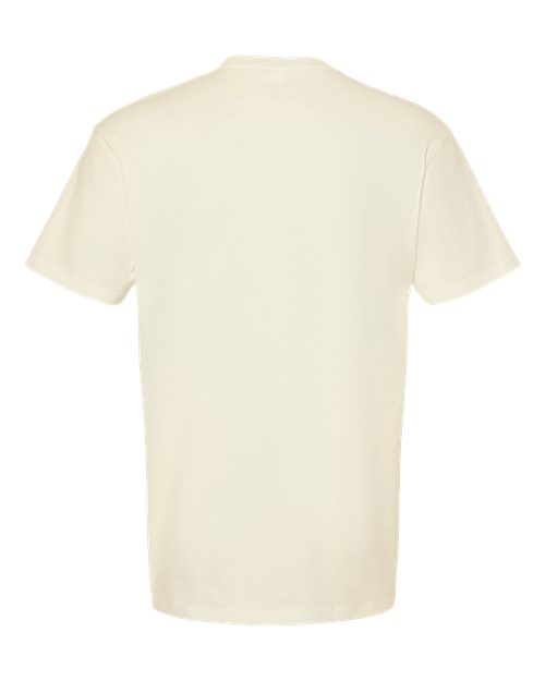 Unisex Heavyweight Jersey T-Shirt - Natural Back
