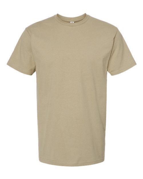 Unisex Heavyweight Jersey T-Shirt - Sand Front