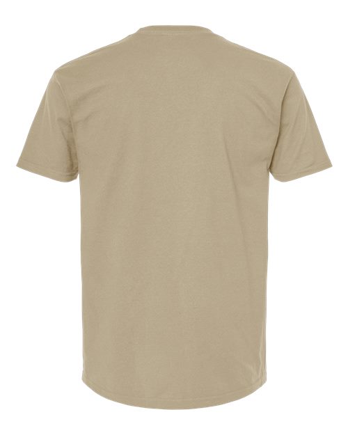 Unisex Heavyweight Jersey Pocket T-Shirt - Sand Back