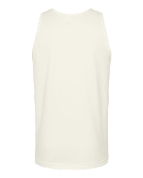 Unisex Fine Jersey Tank Top - Natural Back