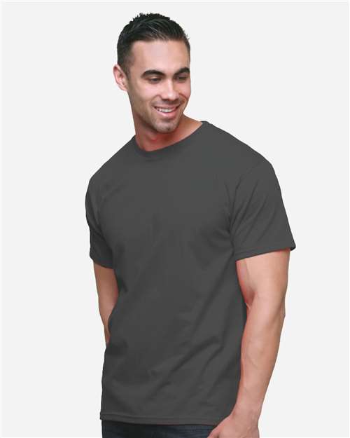 Men's Union-Made Fine Jersey T-Shirt - Charcoal Front