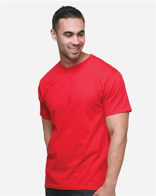 Men's Union-Made Fine Jersey T-Shirt - Red Front