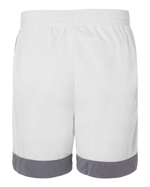 Unisex Match-Up Basketball Shorts - White/ Graphite Back
