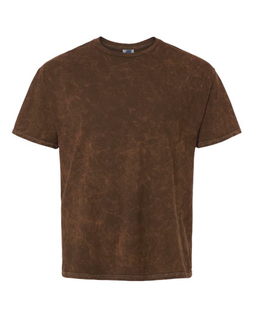 Unisex Mineral Wash T-Shirt - Mineral Brown Front