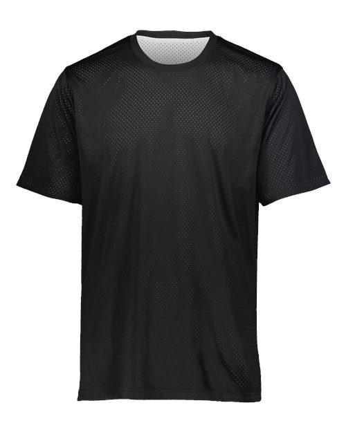 Unisex Mesh Reversible Jersey - Black/ White Front