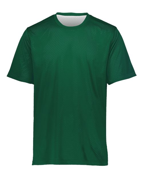 Unisex Mesh Reversible Jersey - Dark Green/ White Front