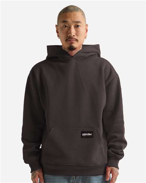 Unisex Essential Super Heavyweight Hooded Sweatshirt - Shadow Front