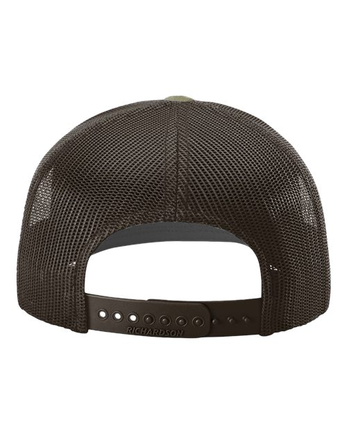 Printed Tactical Trucker Cap - Multicam Original/ Coyote Brown Back