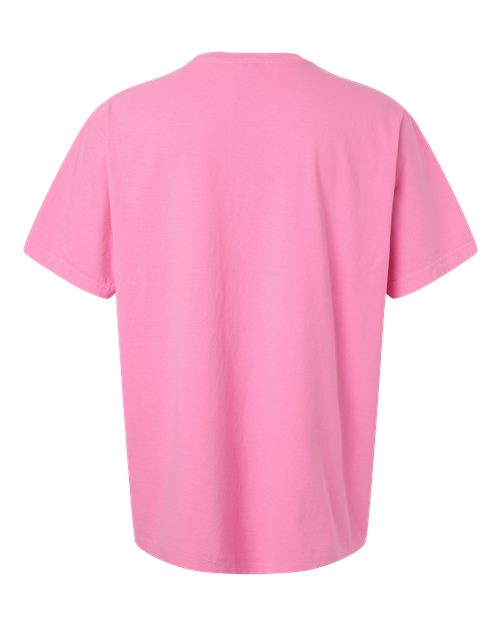 Unisex Heavyweight Garment-Dyed Tee - Bubble Gum Back