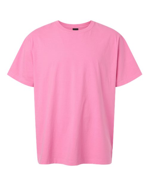 Unisex Heavyweight Garment-Dyed Tee - Bubble Gum Front