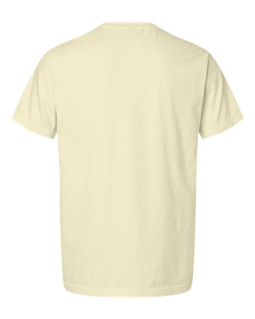 Unisex Heavyweight Garment-Dyed Tee - Buttermilk Back