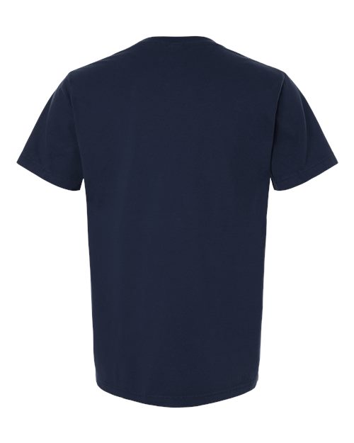 Unisex Heavyweight Garment-Dyed Tee - Navy Back