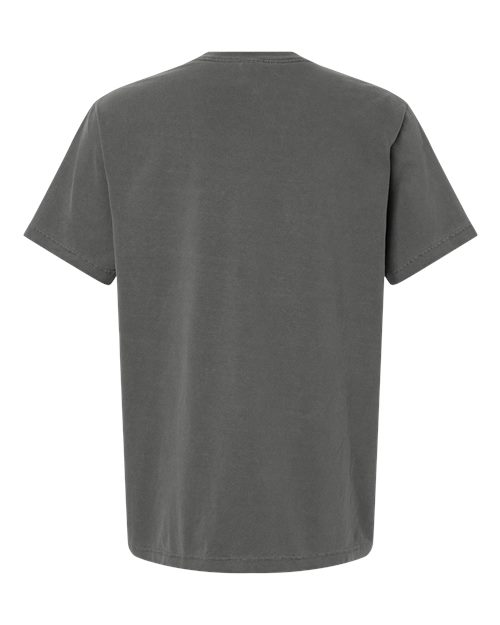 Unisex Heavyweight Garment-Dyed Tee - Washed Charcoal Back