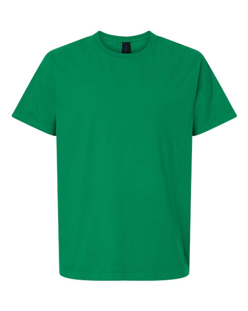 Unisex Heavyweight Garment-Dyed Tee - Washed Kelly Front