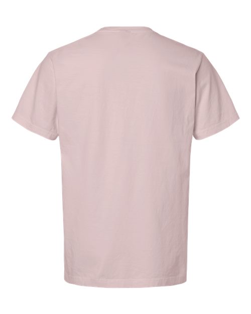 Unisex Heavyweight Garment-Dyed Tee - Washed Lavender Back
