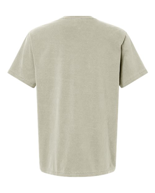 Unisex Heavyweight Garment-Dyed Tee - Washed Thyme Back