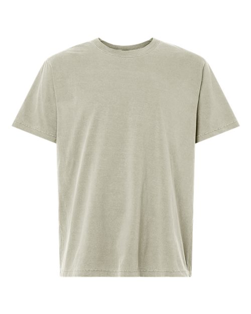 Unisex Heavyweight Garment-Dyed Tee - Washed Thyme Front