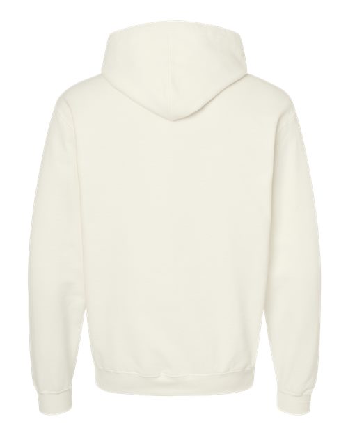 Unisex Fleece Hooded Sweatshirt - Natural Back