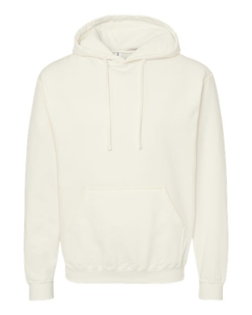 Unisex Fleece Hooded Sweatshirt - Natural Front