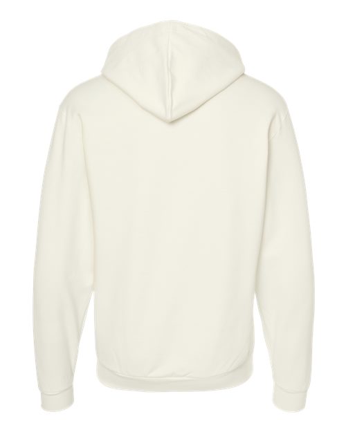 Unisex Full-Zip Hooded Sweatshirt - Natural Back