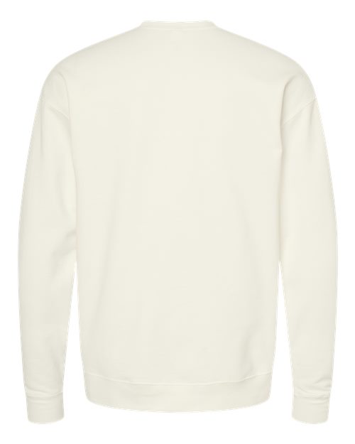 Unisex Fleece Crewneck Sweatshirt - Natural Back