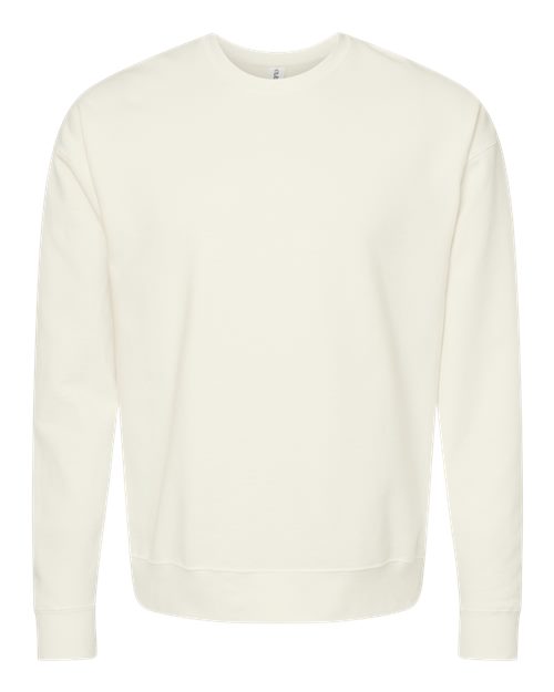 Unisex Fleece Crewneck Sweatshirt - Natural Front