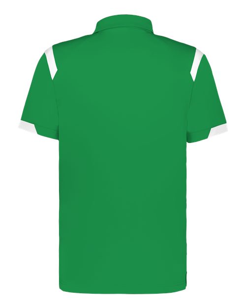 Unisex On the Rise Polo - Kelly/ White Back