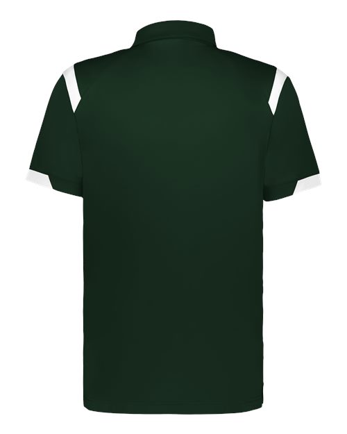 Unisex On the Rise Polo - Forest/ White Back