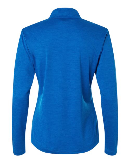 Women's Pro-Lock Performance Mélange Quarter-Zip Pullover - Royal Melange Back