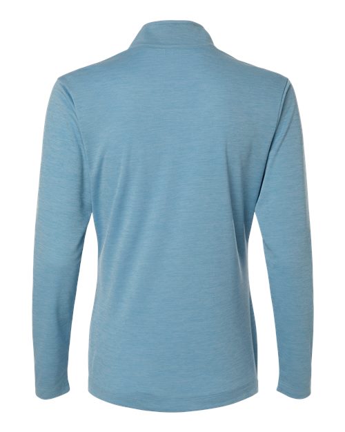 Women's Pro-Lock Performance Mélange Quarter-Zip Pullover - Cloud Blue Melange Back