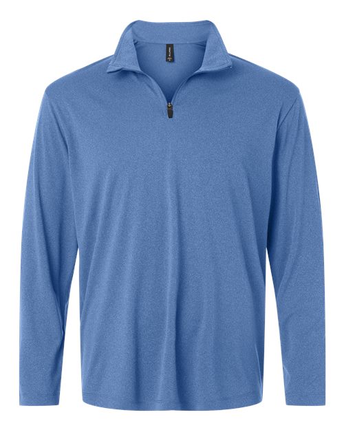 Men's Pro-Lock Performance Quarter-Zip Pullover - Heather Royal Front